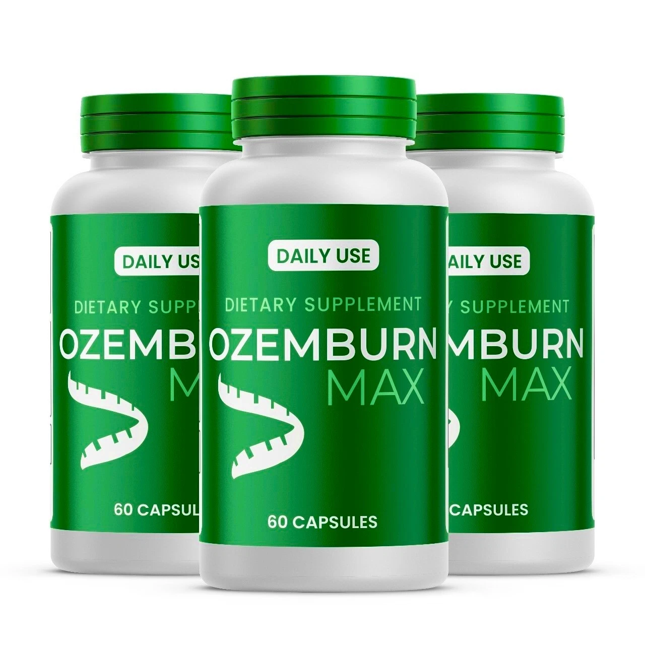 OzemBurn Max Weight Loss Pills, OzemBurn Max Advanced Support Formula (3 Pack)