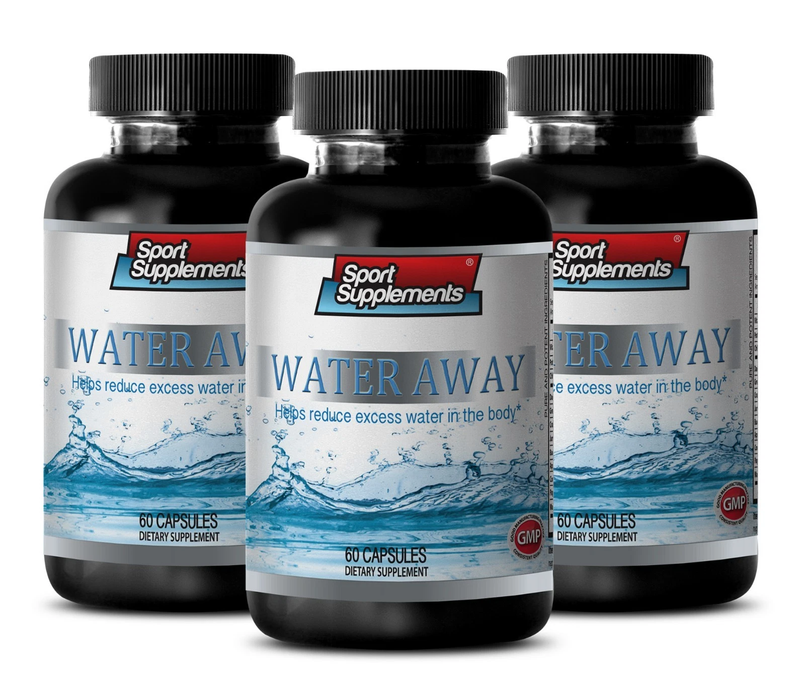 High Blood Pressure - Water Away Pills 700mg - Reduce Blood Pressure Tablets 3B