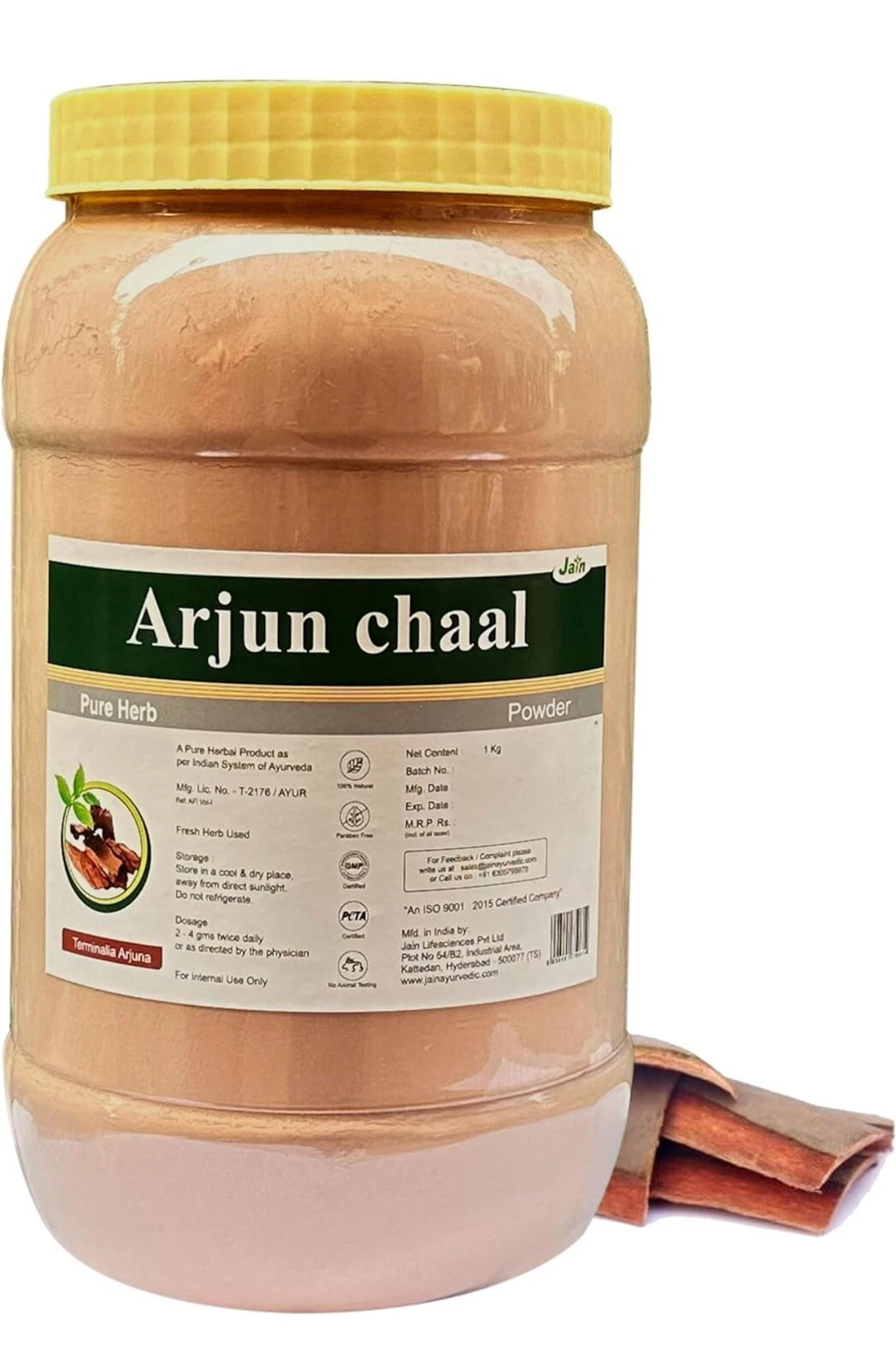 Jain Arjun ki Chaal Power | Arjuna Powder-1 Kg (1000 Grams)-High Quality