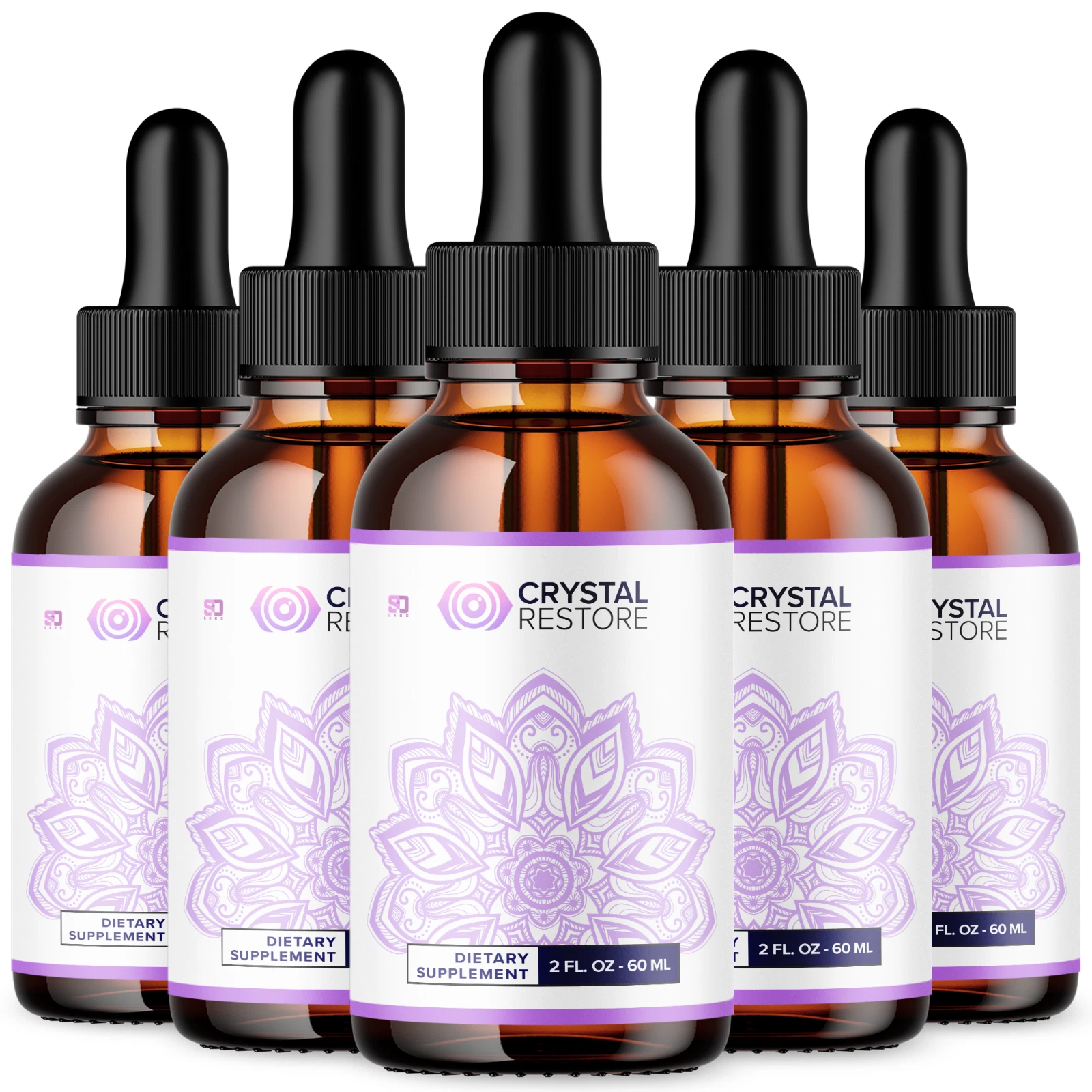 Crystal Restore Blood Drops - Support for Blood and Healthy Living (5 Pack)