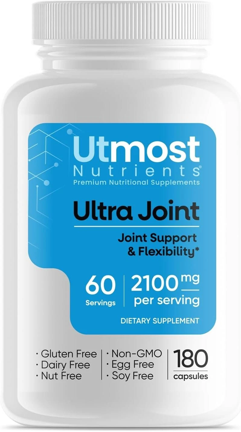 Ultra Joint Non-GMO, Gluten Free Blend of Glucosamine 180 Capsules 02/27 exp