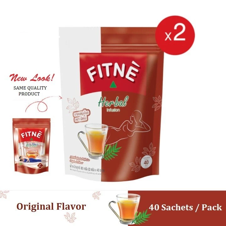 2 X 40 Fitne 슬리밍 다이어트 체중 감량 해독 완하제 피트니스 허브 티