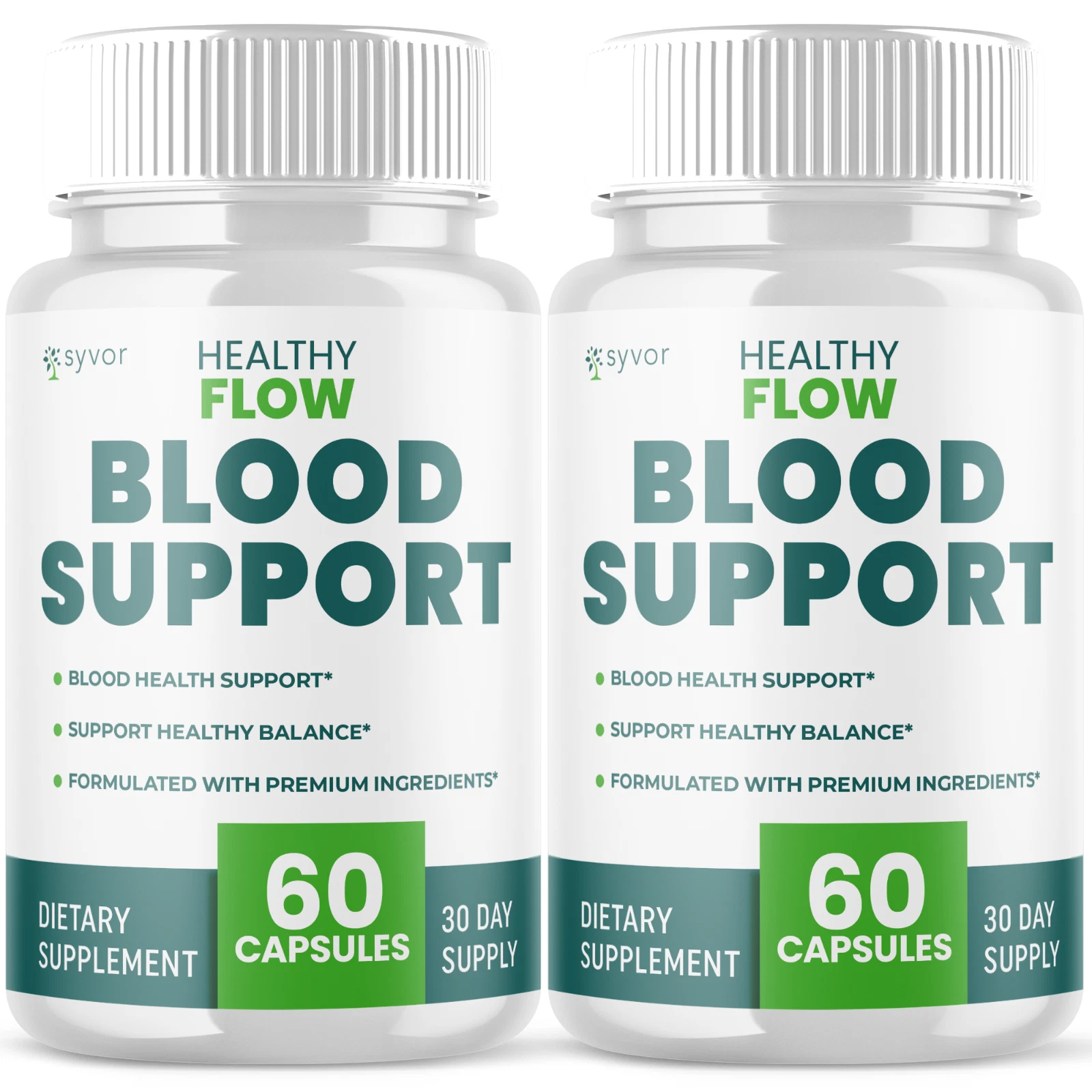 (2 Pack) Healthy Flow Blood Advanced, HealthyFlow Support Supplement 120 Capsule