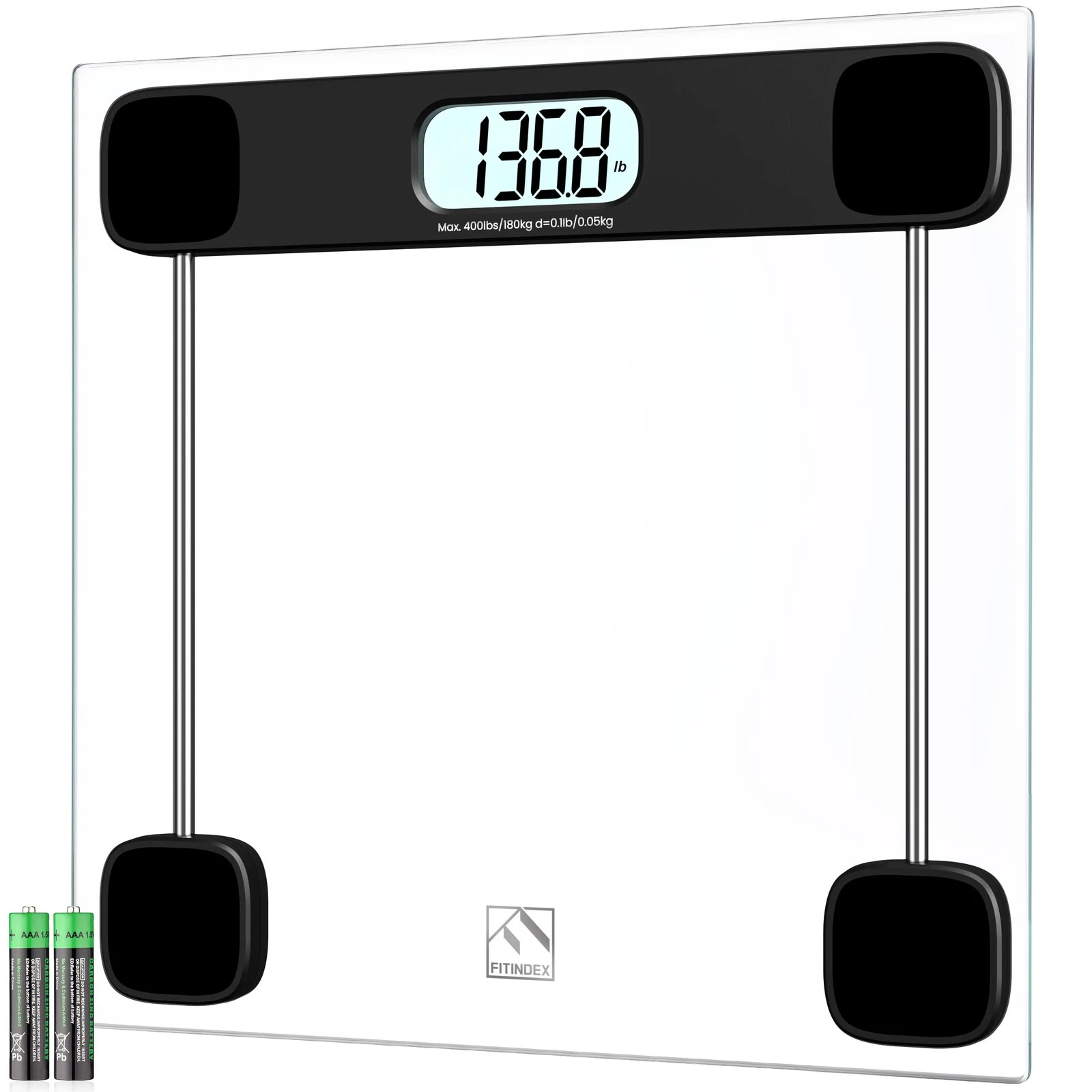 Bathroom Scale for Body Weight, Highly Accurate Digital Weighing Scale with Larg