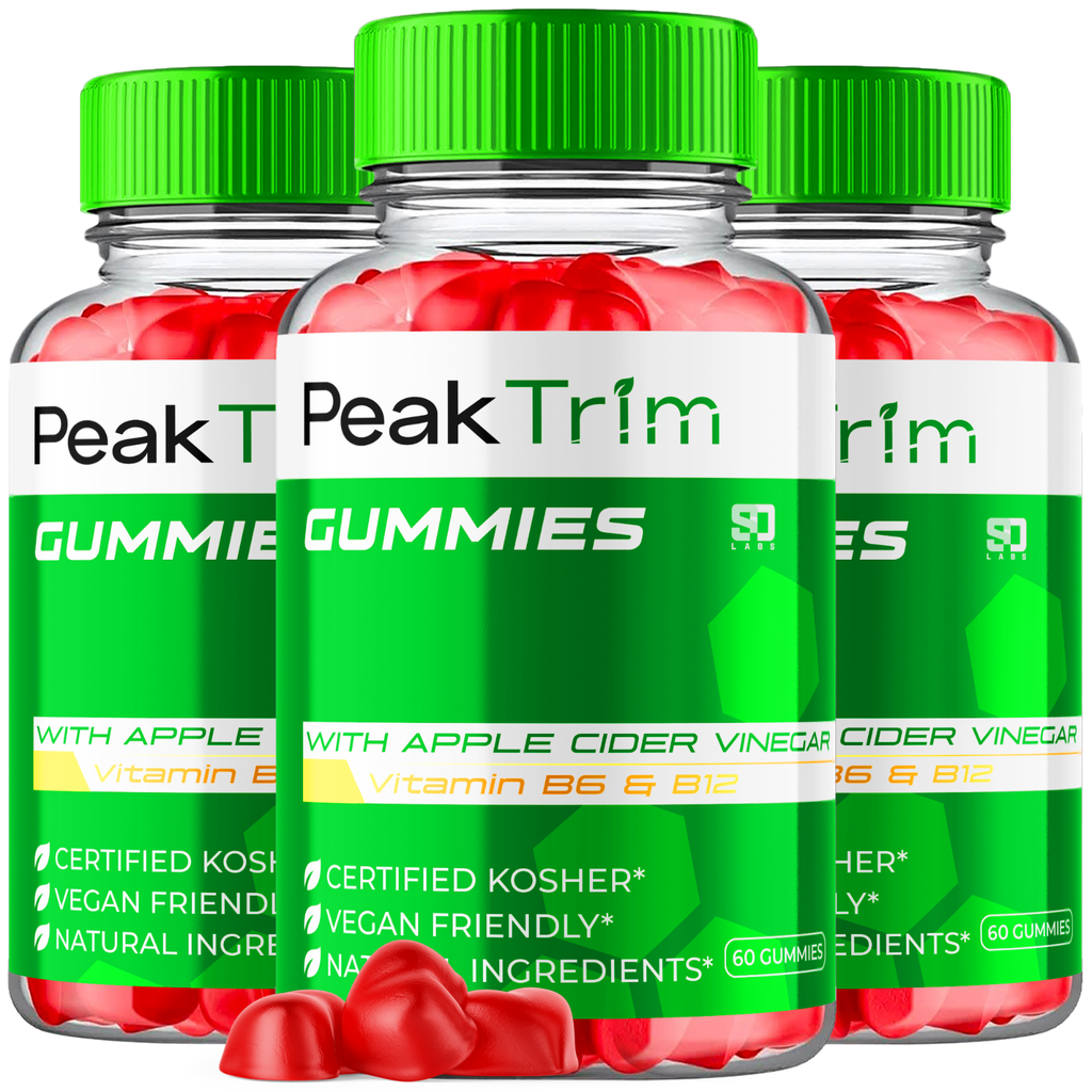 PeakTrim ACV Gummies - Boost Energy and Support Weight Management (3 Pack)