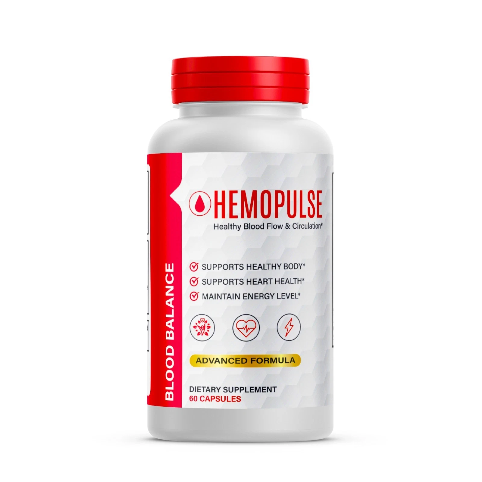 HemoPulse, Hemo Pulse Blood Balance Advanced Blood Health Support (60ct)