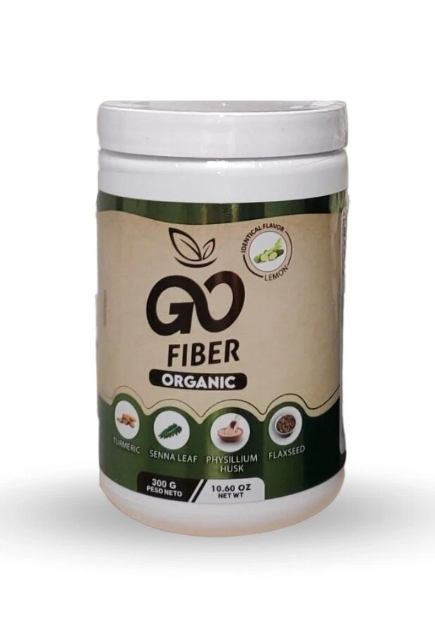 Go Fiber Organic Lemon 300 gr/ vegan flax seed