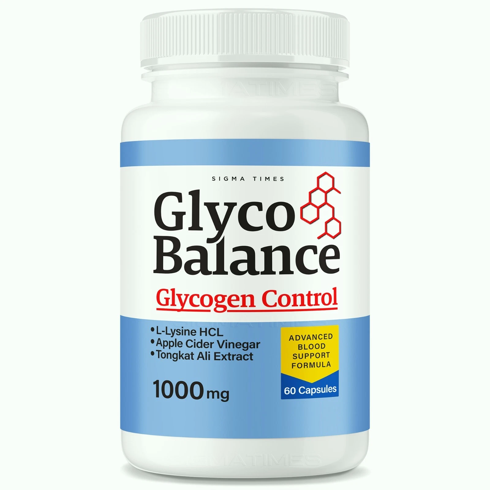 Glyco Balance Glycogen Control Pills for Blood Health + Circulation Support 60ct