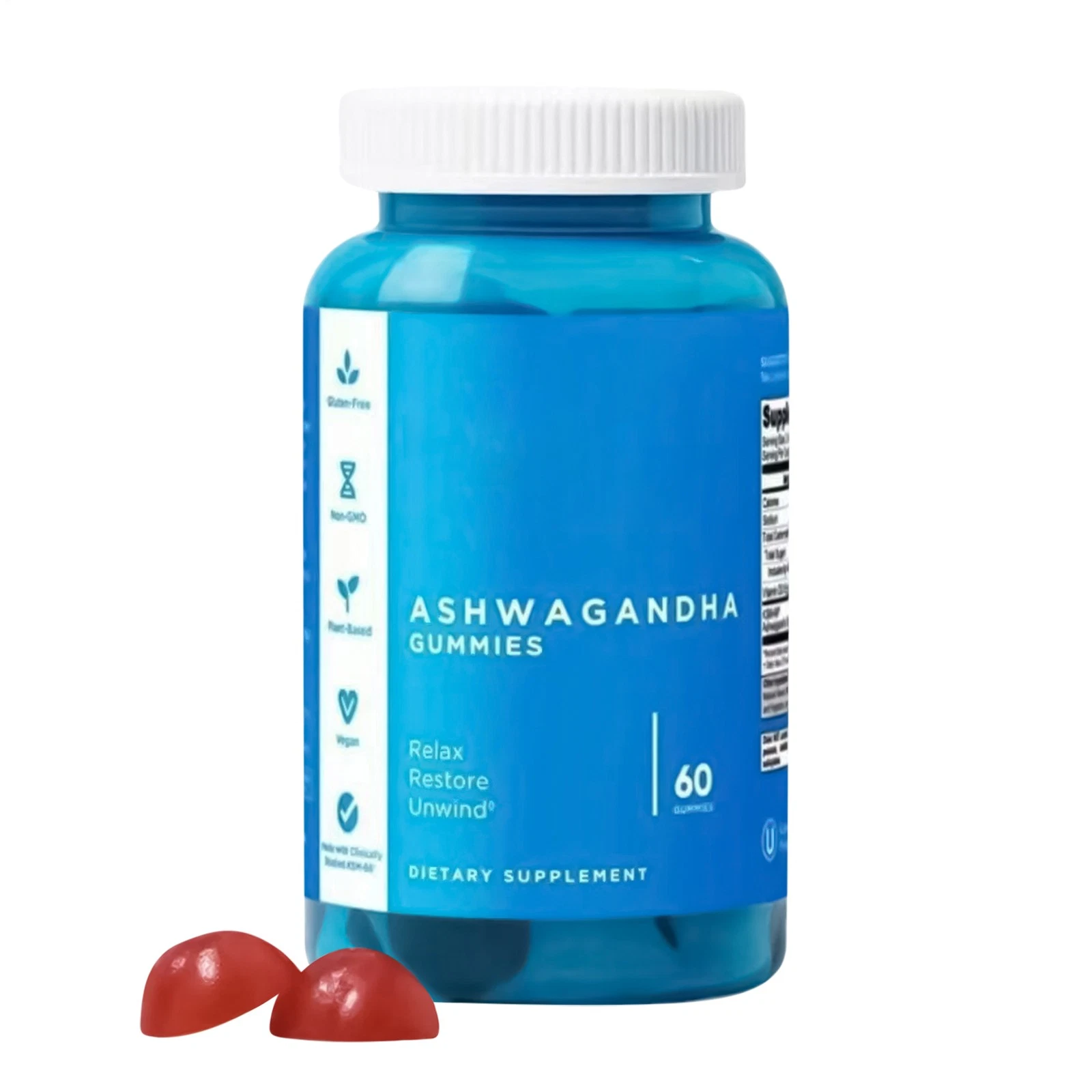Ashwagandha Gummies For Cardiovascular Health 60 Gummies Mixed Berry