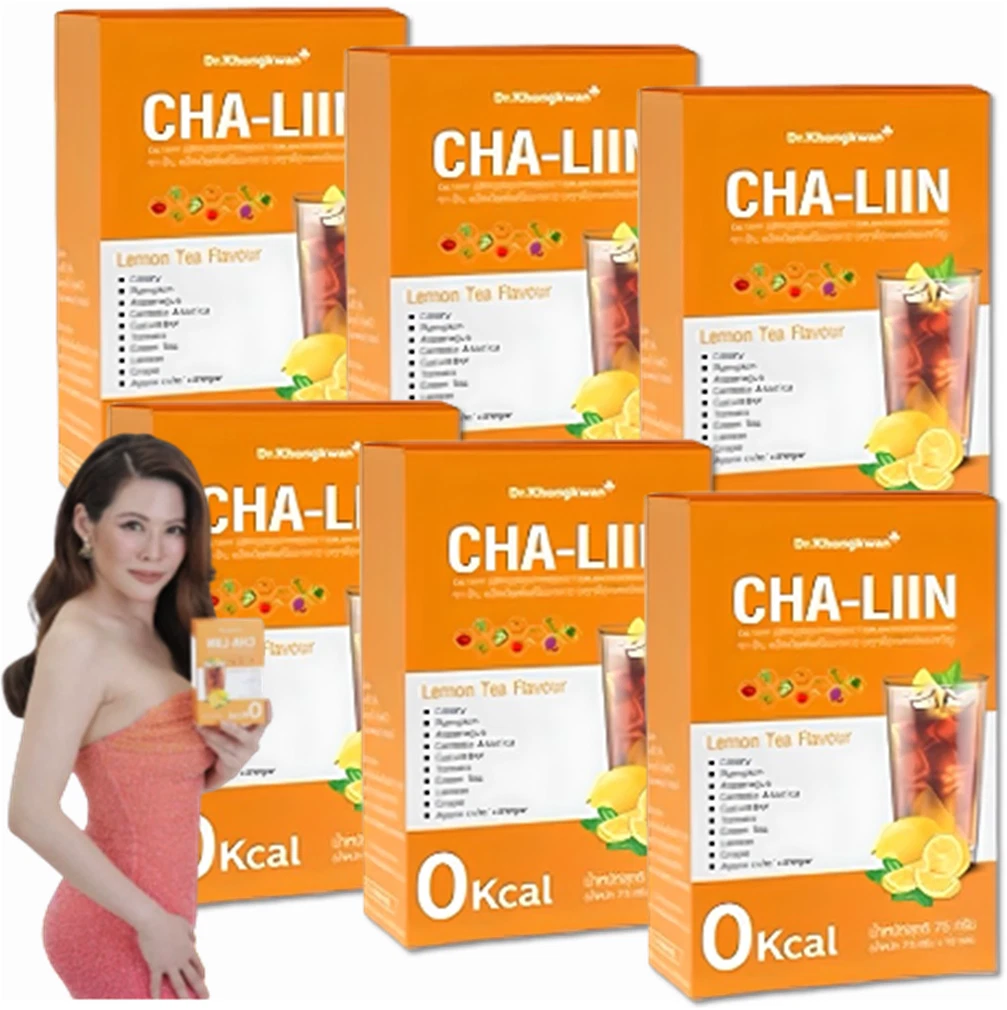 6X Cha-Liin Dietary Supplement Lemon Tea Flavor Weight Control Dietary Supplemen