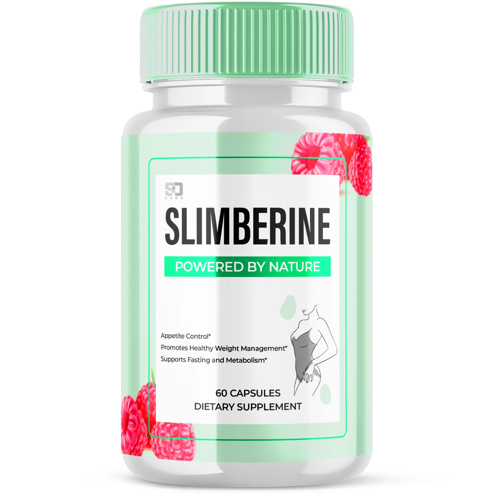 Slimberine Natural Loss Capsules Powered by Nature Advanced Supplement 60ct
