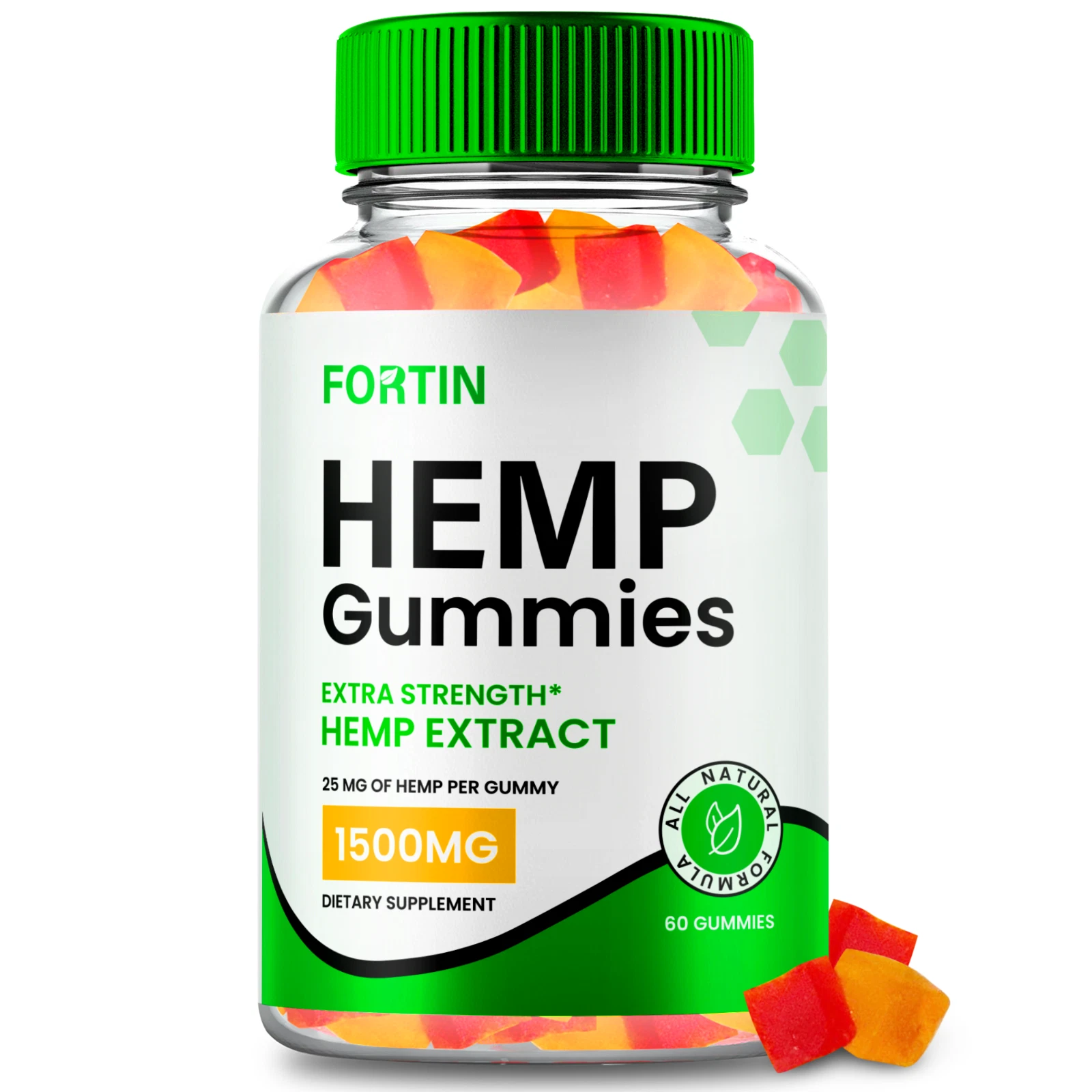 Fortin Gummies, Fortin for Overall Wellness Gummies (60 Gummies)