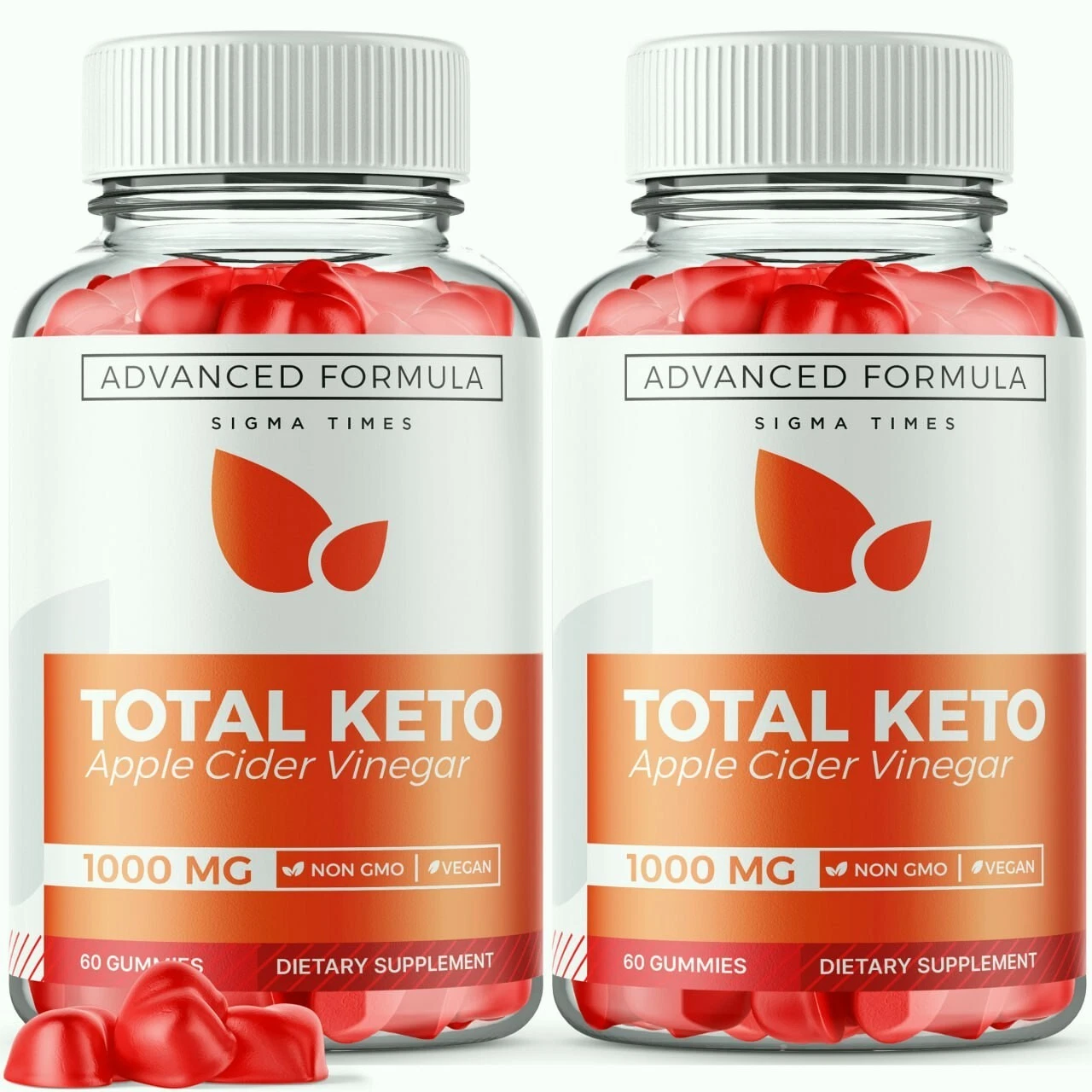 (2 Pack) Total Keto Weight Loss Gummies to Lose Belly Fat and Suppress Appetite