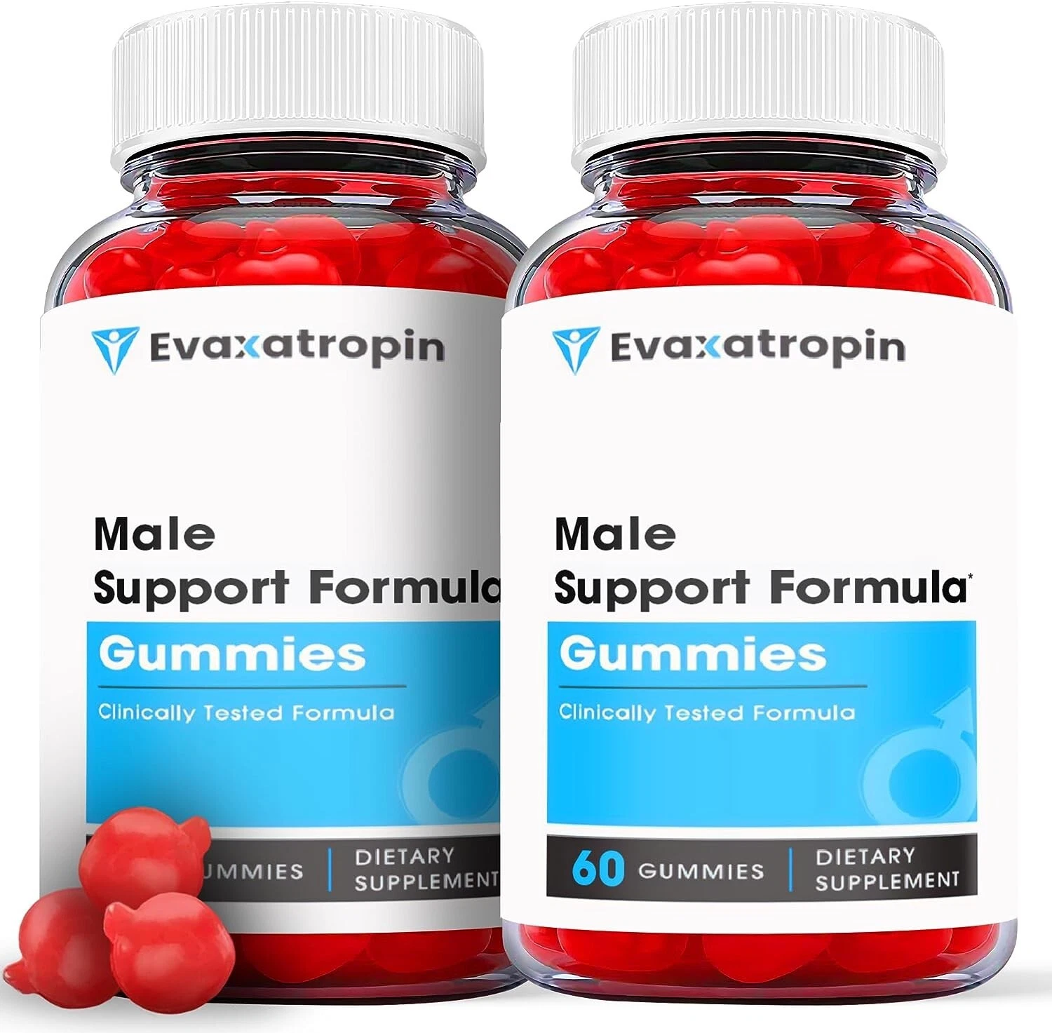 (2Pack) Evaxatropin Male Gummies - Evaxa tropin Gummy for Men - Male Enhancement