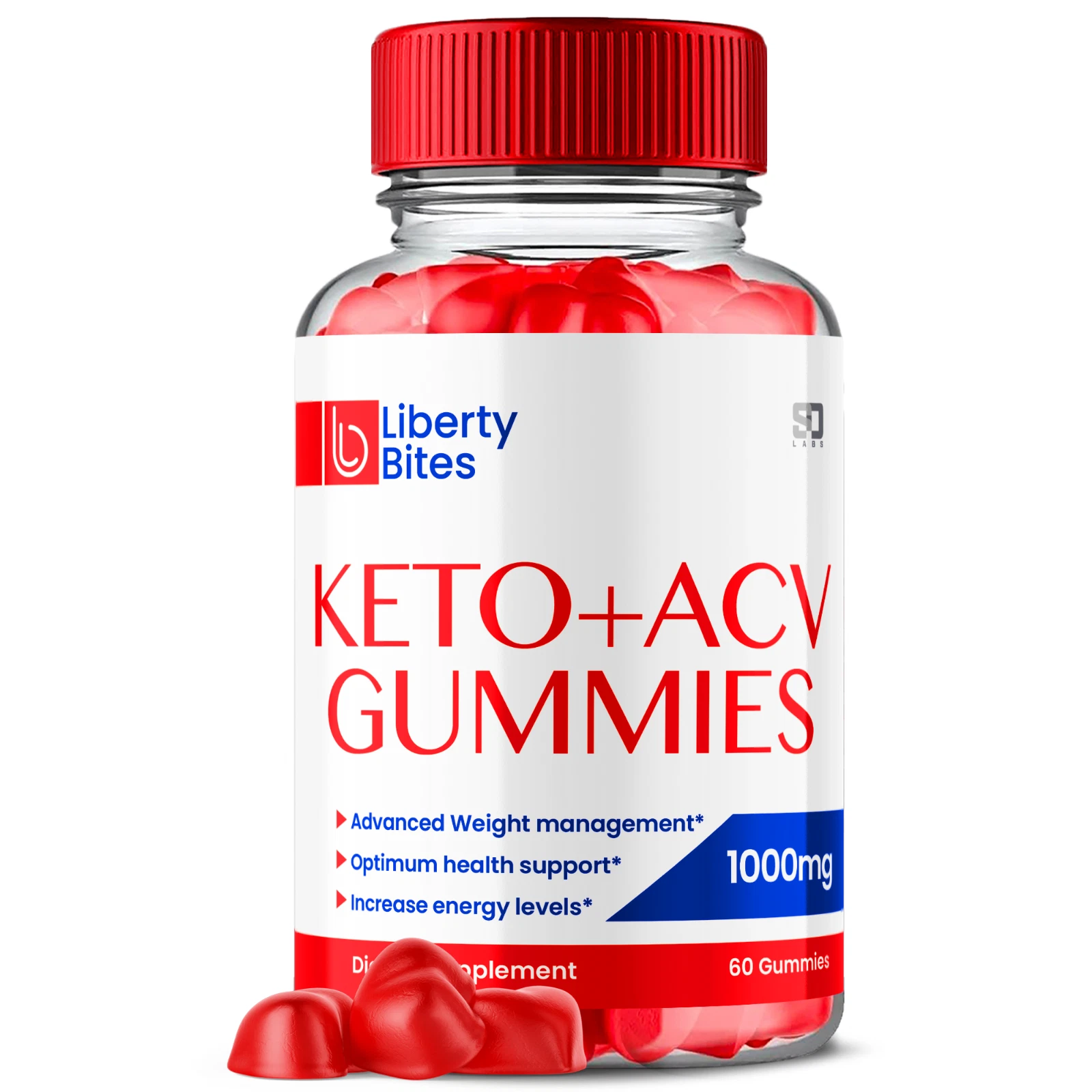 Liberty Bites - Keto ACV Gummies for a Balanced Lifestyle 60 Gummies