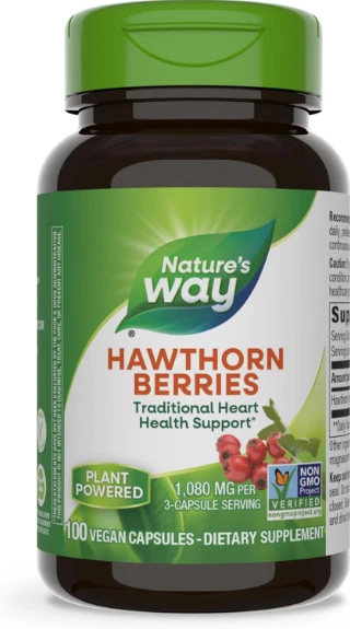Extra Strength Hawthorn Berry Capsules - 1080Mg per Serving 4:1 Hawthorn Extract