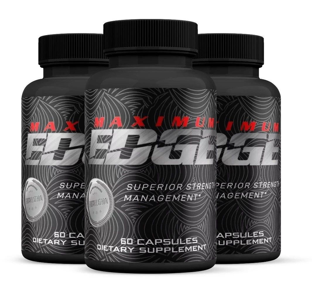(3 Pack) Maximum Edge Pills, Maximum Edge Overall Health Support (180 Capsules)