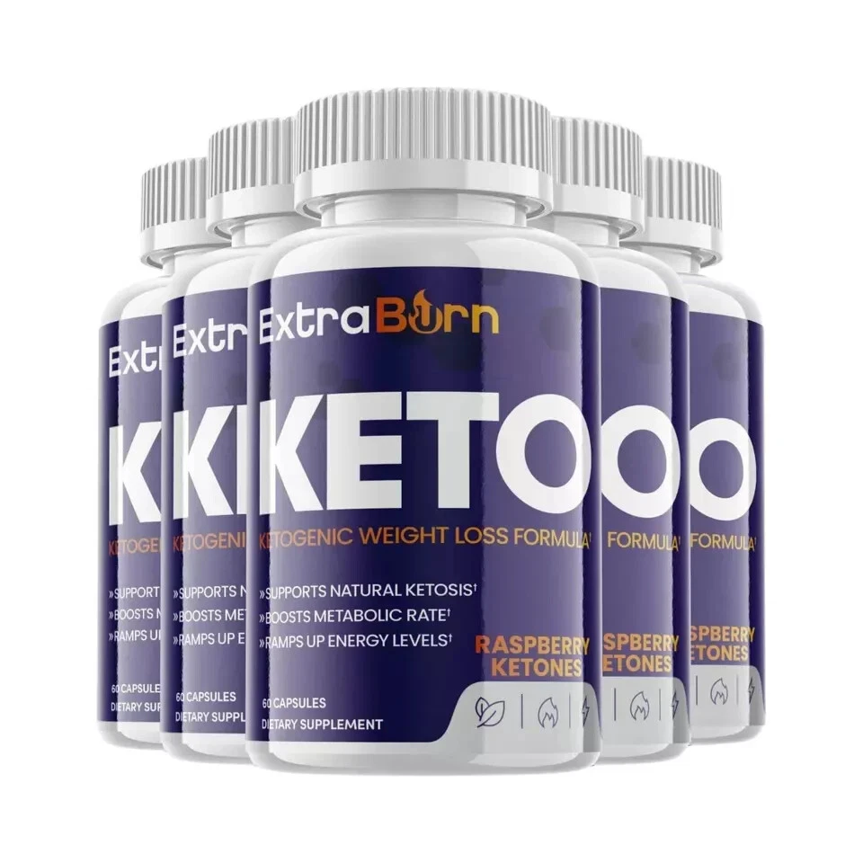 Extra Burn Keto Advanced Formula Weight Loss Supplement (300 Capsules) 5-Pack