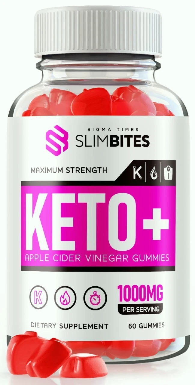 SlimBites Keto + ACV Maximum Strength Gummies for Weight Loss 60ct