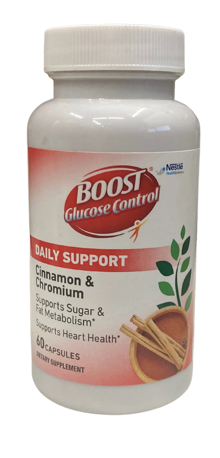 BOOST Glucose Control Daily Support 60 Capsules Cinnamon & Chromium EXP 01/2027