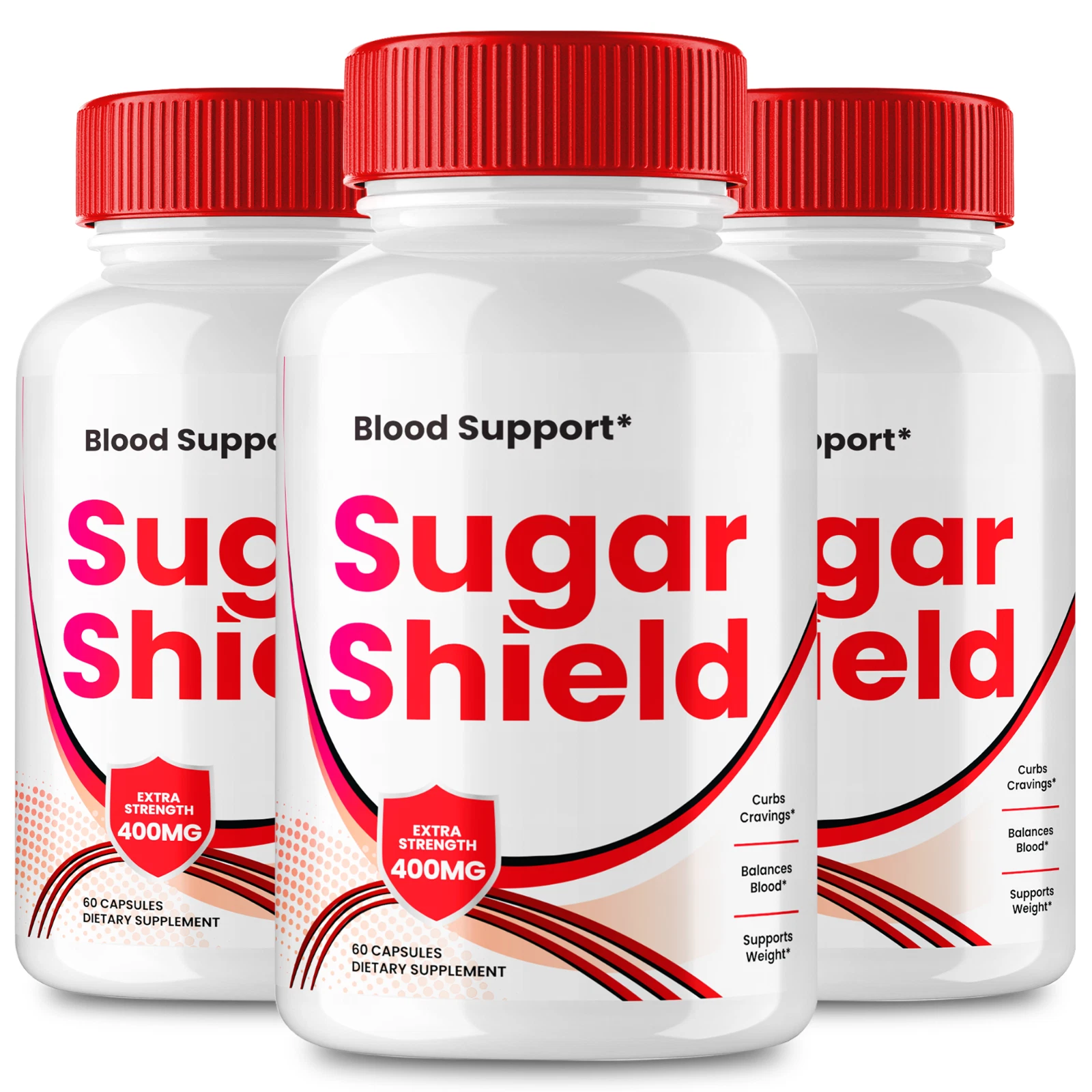 Sugar Shield Blood Support Capsules Sugar Shield Blood Flow Pills (180 Capsules)