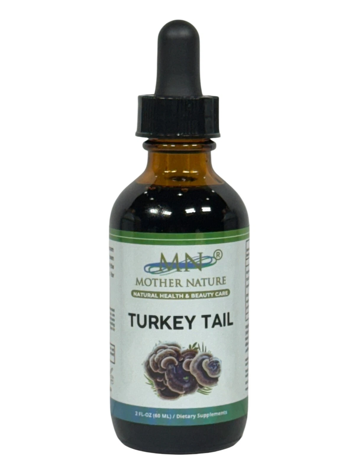 Mother Nature Turkey Tail Immune System Dietary Supplements - 60 ML