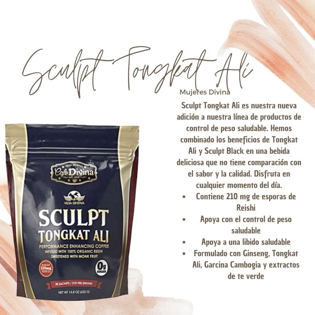 Vida Divina Caffe 1 bag Sculp TongkatAli Performance Enhacing 100% Organi Coffe