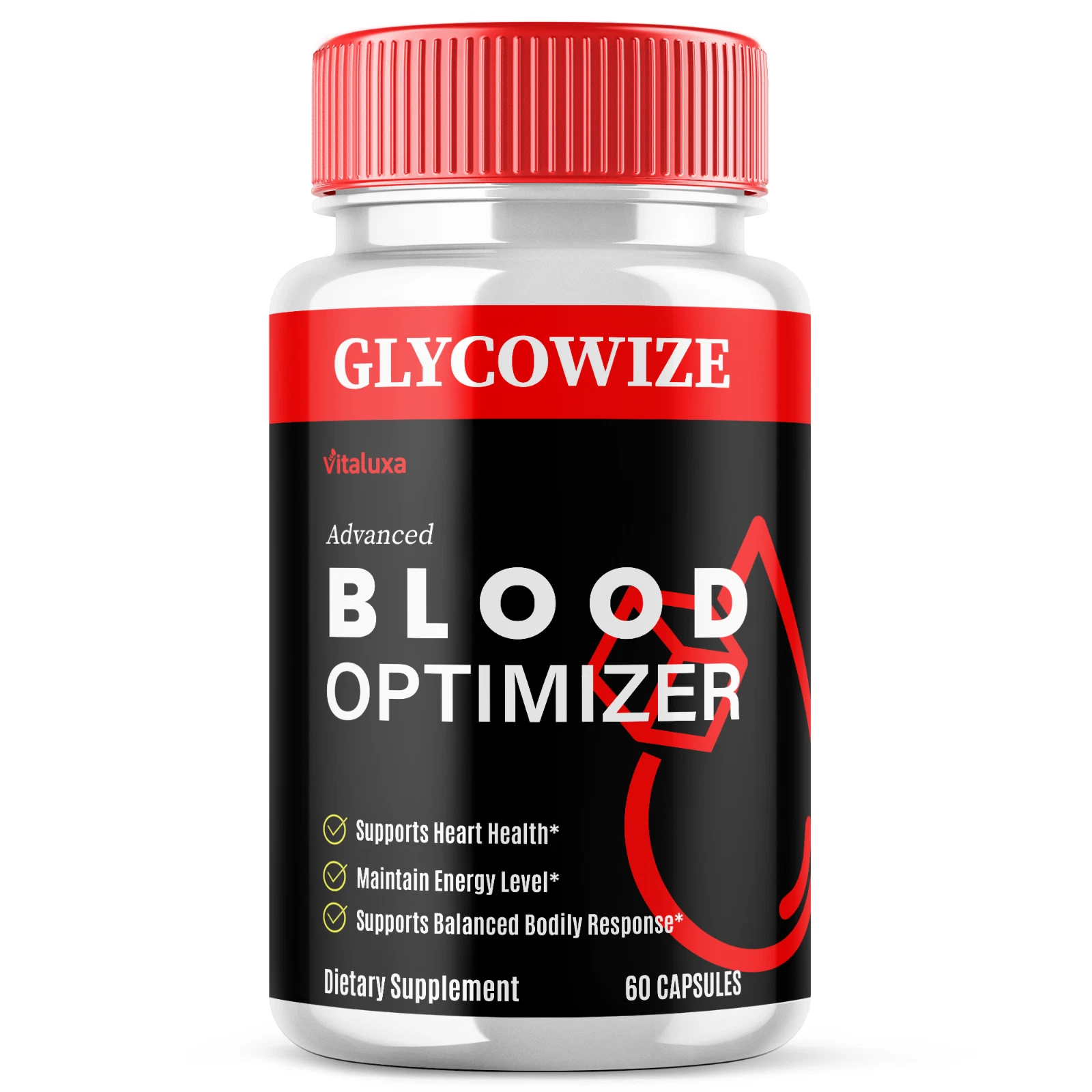 Glycowize Advanced Blood Optimizer Pills Natural Glycogen Support (60 Capsules)