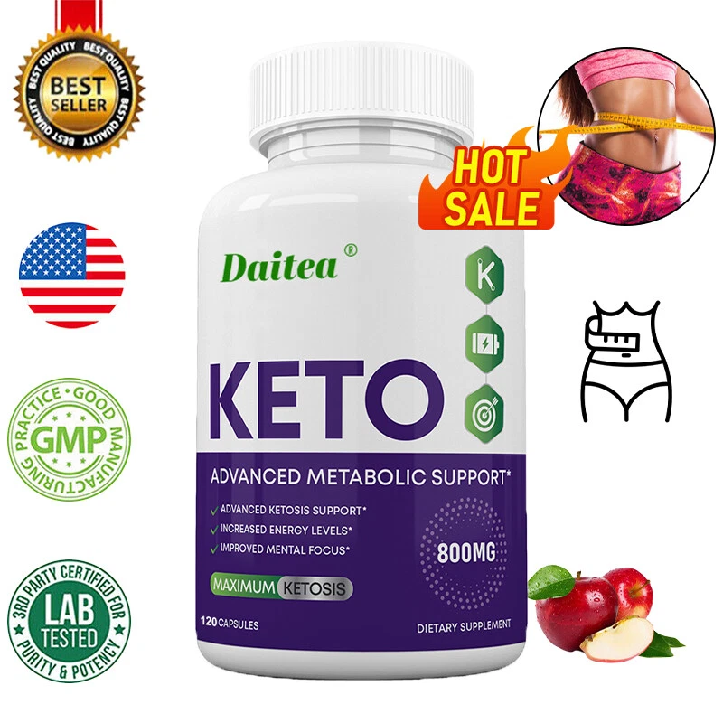 Dietary Supplement Keto ACV Capsules Weight Loss Ketone Advanced Fat Burner