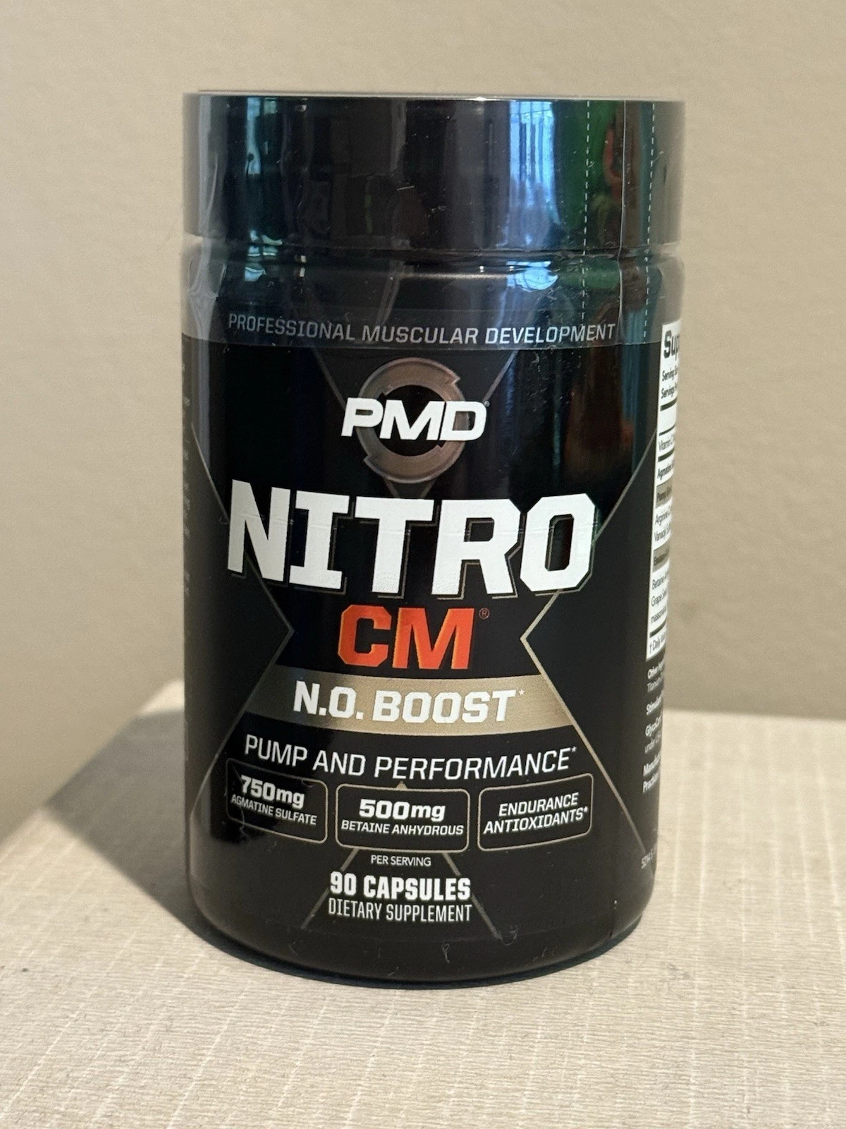 Nitro CM Nitric Oxide Formula Muscle Pumps Performance 90 Capsules 3 Pack