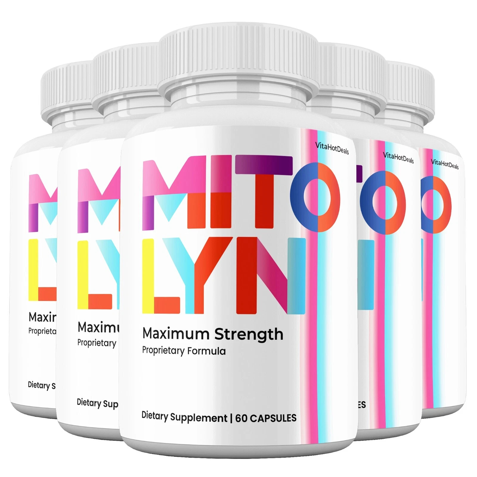 Mitolyn Capsules, Max Strength Supplement, Mito lyn Keto Pills (5 Pack)