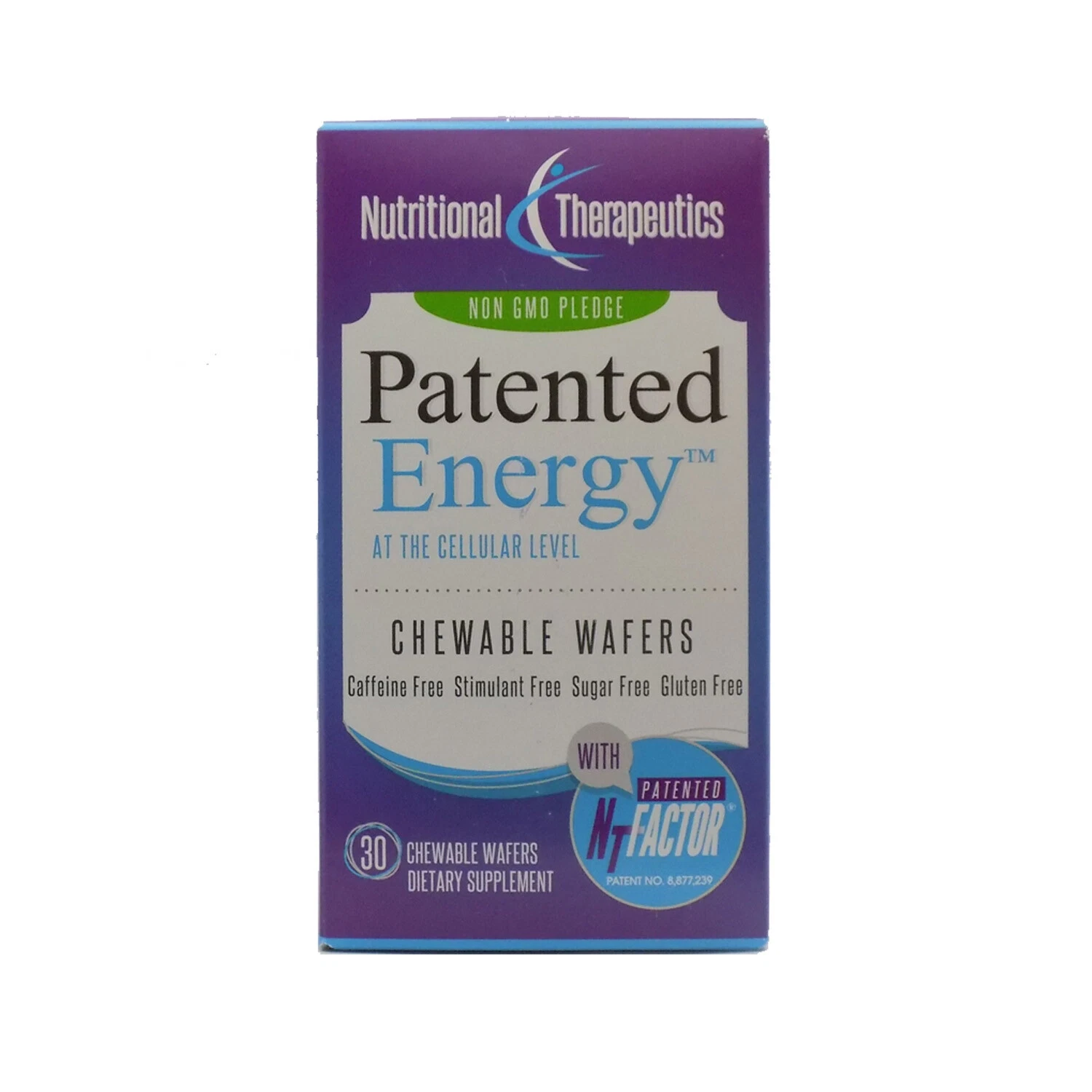 Nutritional Therapeutics Patented Energy,NT Factor,30 Mixed Berry Chew Wafers