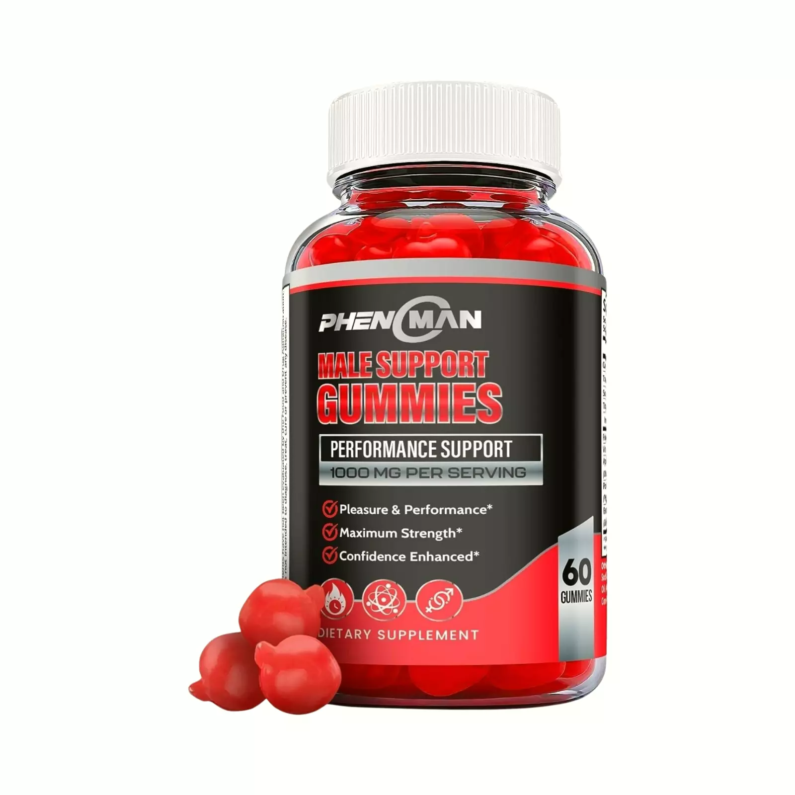 Phenoman Male Gummies - Phenoman Male Enhancement Support (60 Gummies)