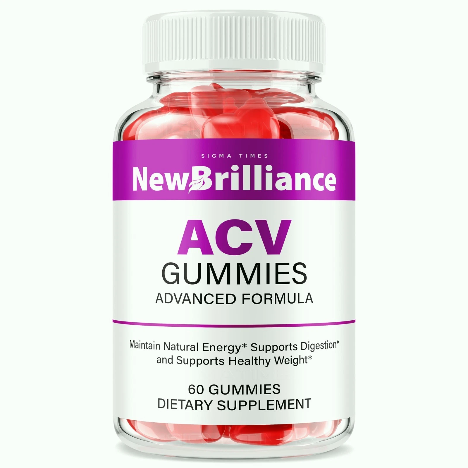 New Brilliance Keto ACV Gummies - Fat-Burning Formula for Weight Loss 60ct
