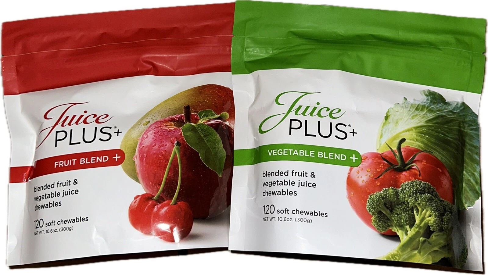 JUICE PLUS+ Fruit & Vegetable Blend Gummies -1 Bag Each-240 Total-PLEASE READ!