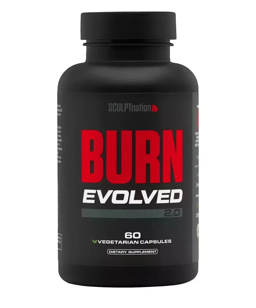5 Pack, Burn Evolved Sculptnation Fat Burner Weight Loss Hot Muscles Thermogenic