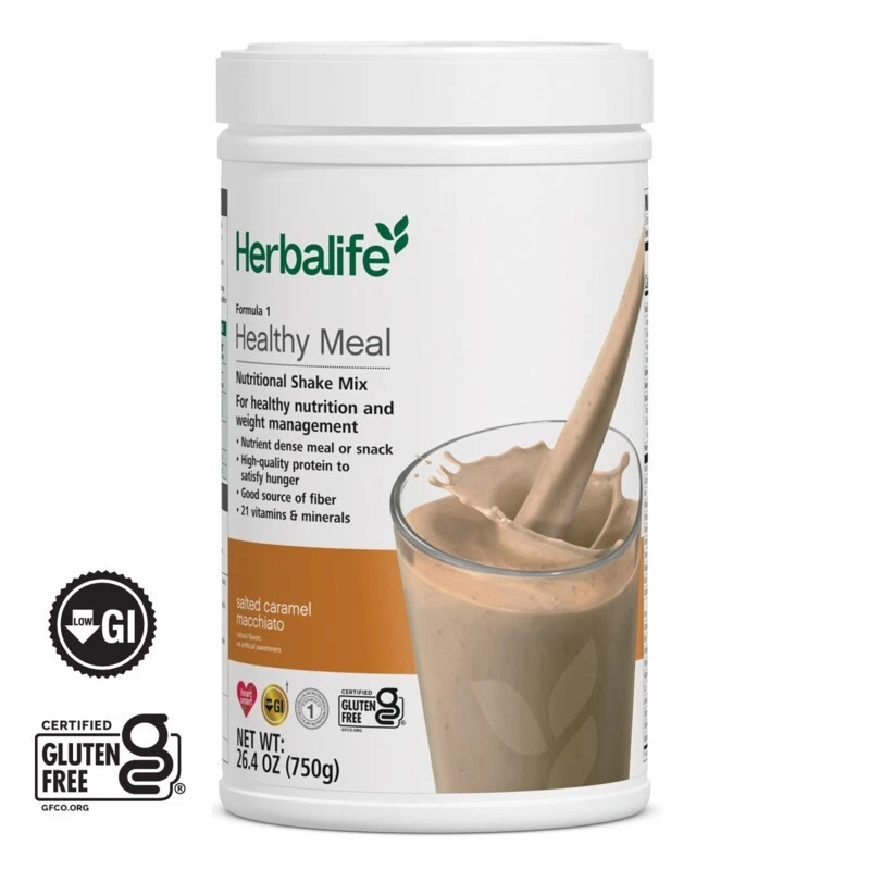 Limited-Edition Formula 1 Healthy Meal Shake Mix – Salted Caramel Mac Flavor