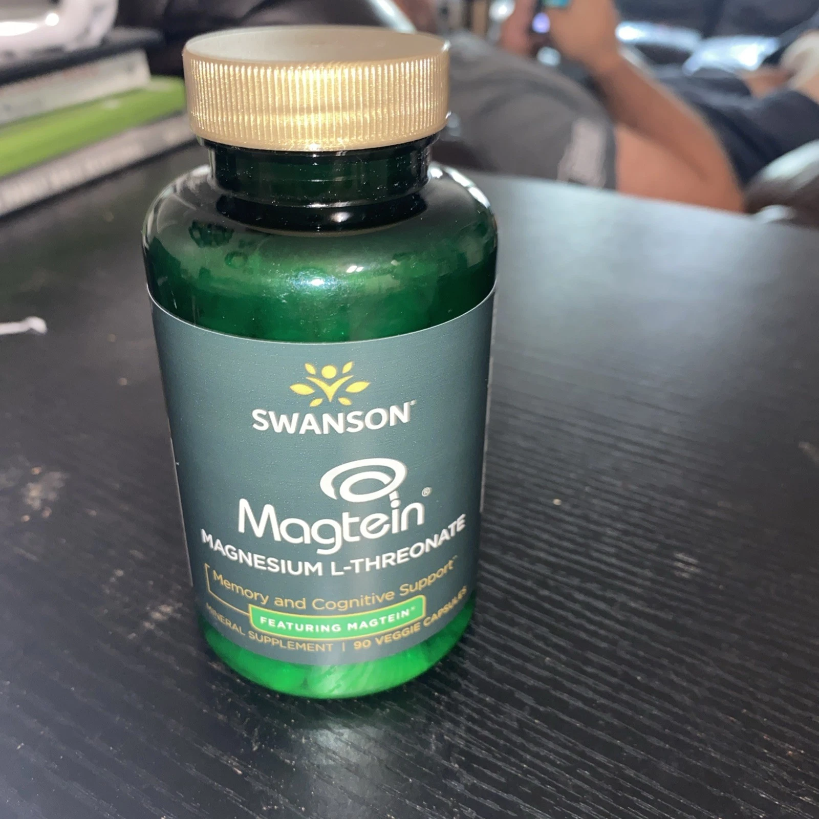 Swanson Magnesium L-Threonate - Featuring Magtein 90 Veggie Capsules