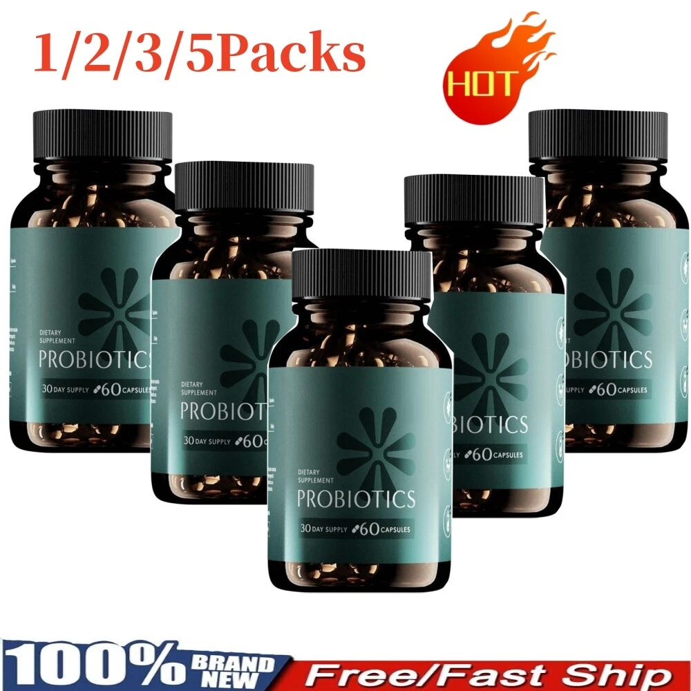 Bioma Probiotics for Digestive Health |3-in-1 Gut Health Formulas |60x Capsules