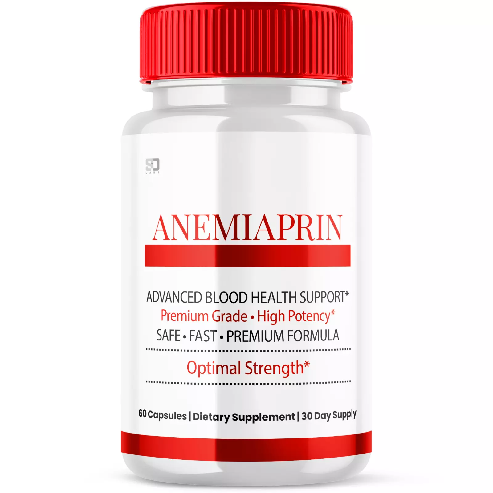 Anemiaprin Blood Support Maximum Strength Glycogen Supplement 60 Capsules