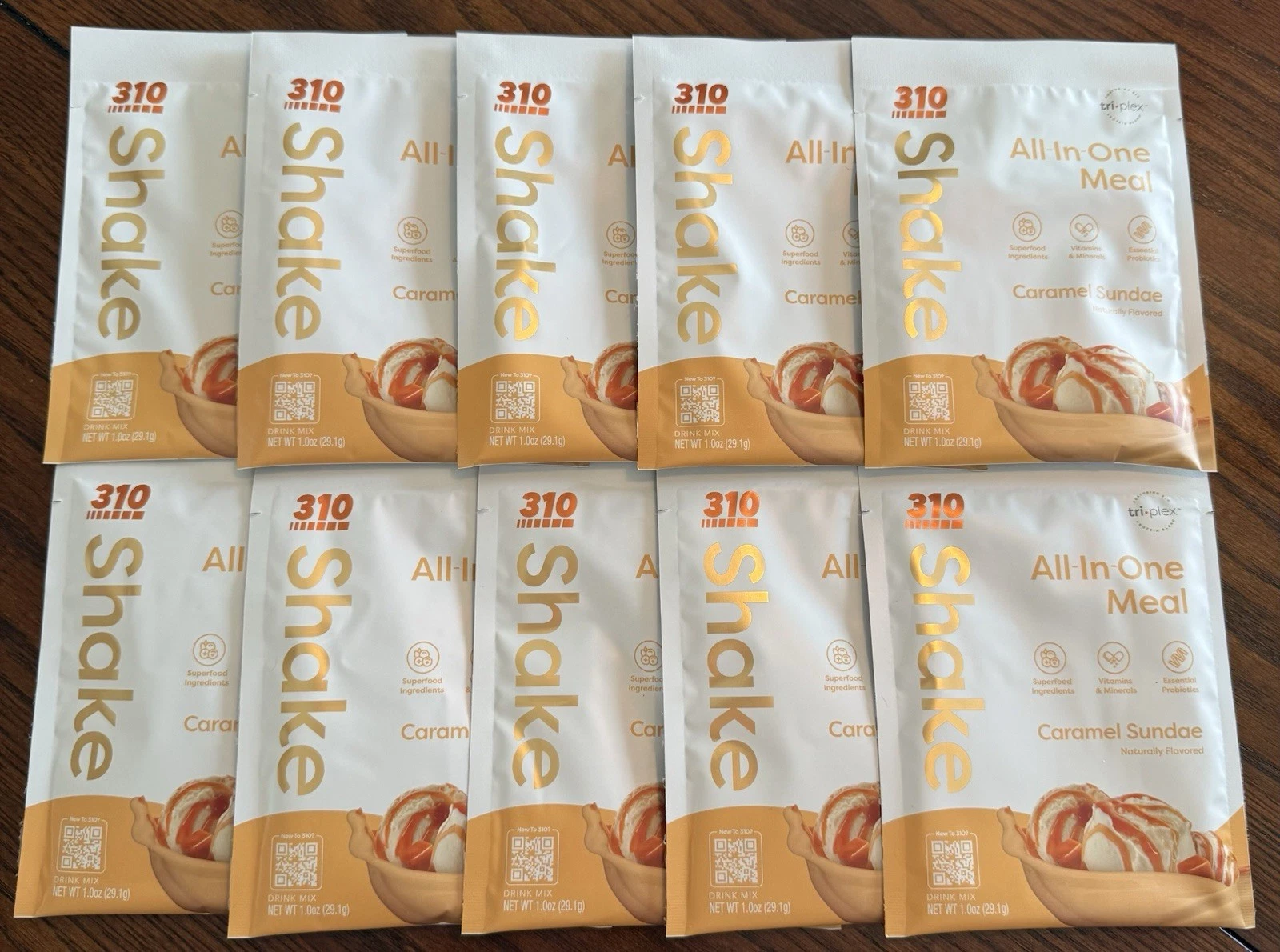 310 NUTRITION 10 CARAMEL SUNDAE ALL-IN-ONE MEAL SHAKES (EXP 07/2025)