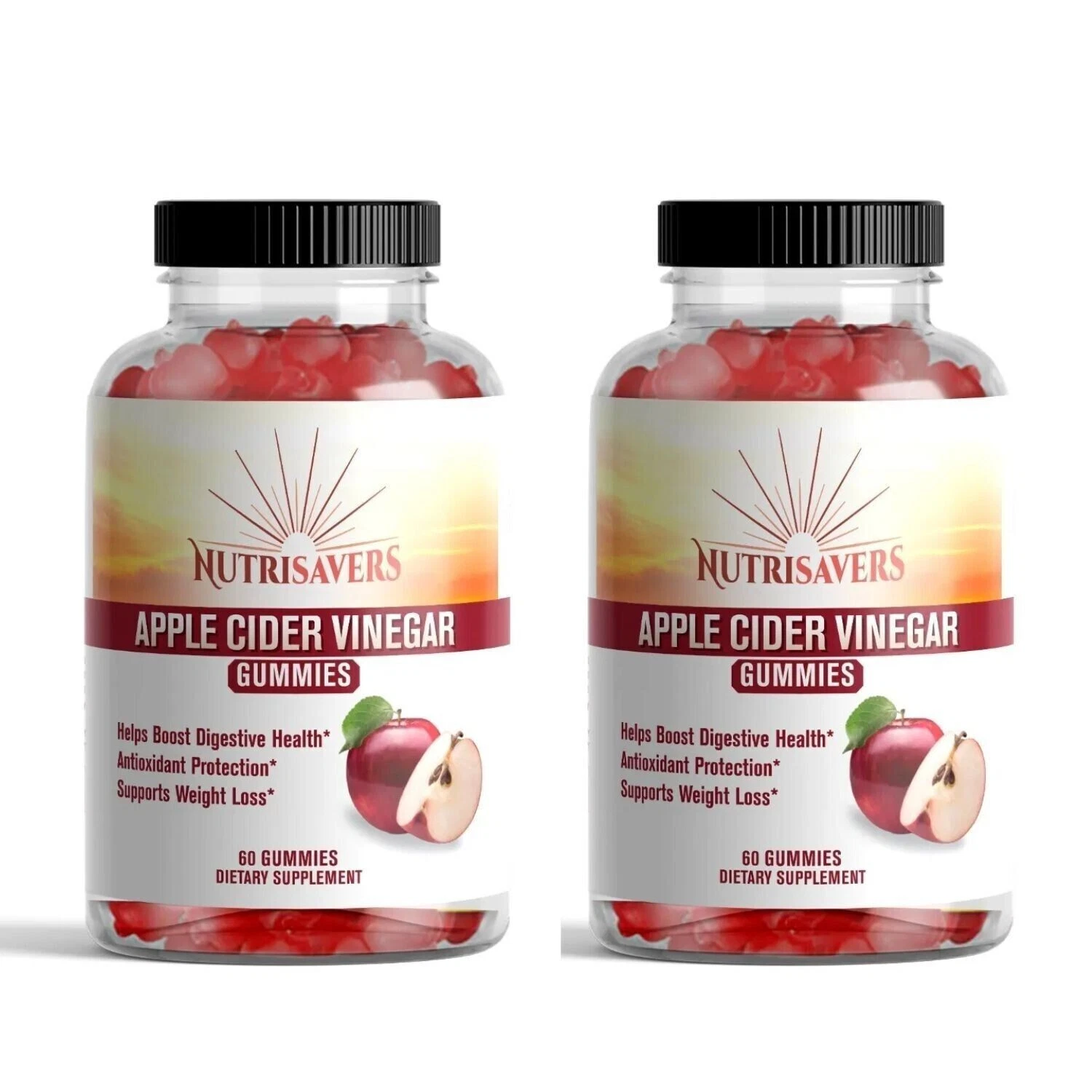 Naturals Apple Cider Vinegar Gummies Diet Supplement for Digestion - 120 Count