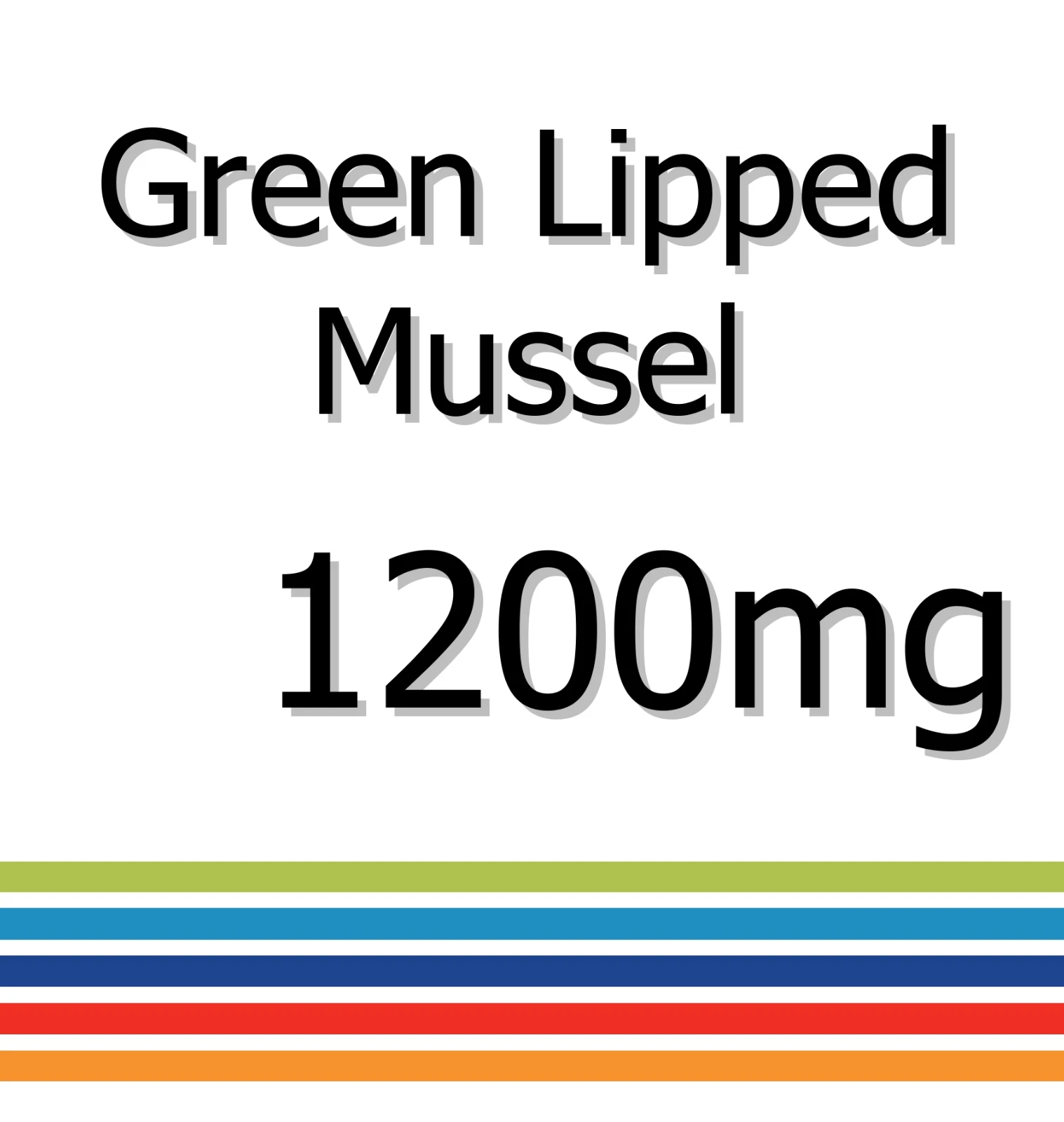 Green Lipped Mussel 1200mg x 30 Tablets - Joint Pain Relief