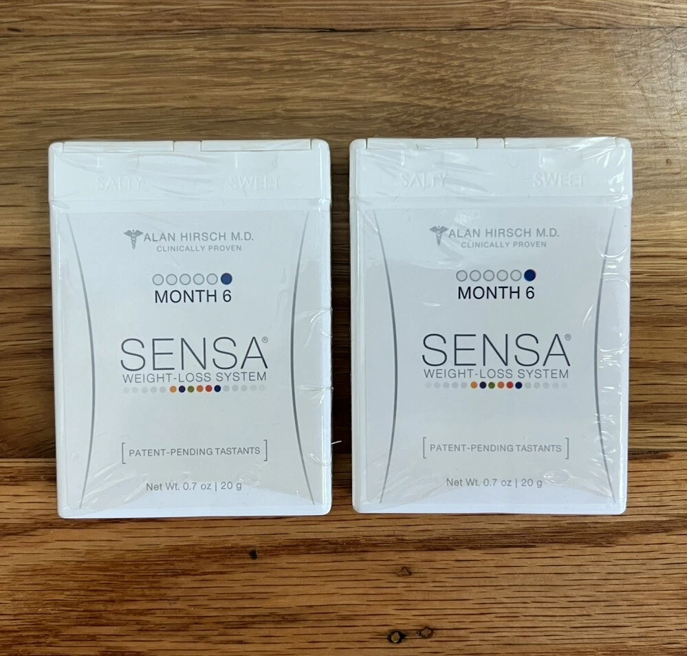 SENSA Weight Loss System Alan Hirsch Factory Sealed Month 5 Expired 2 Shakers