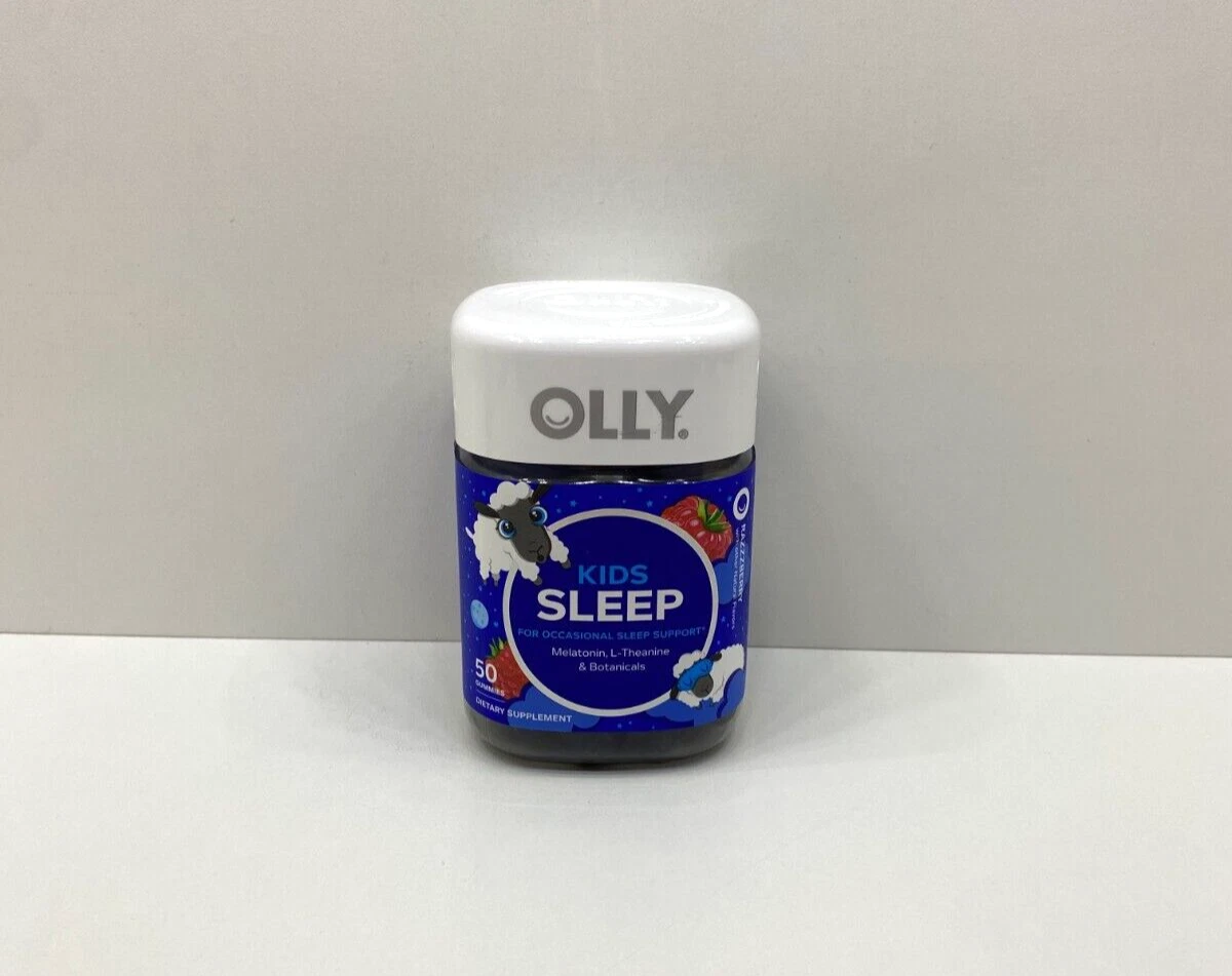 NEW Olly Kids Sleep Melatonin L-Theanine Botanicals Gummies SEALED 02/2026