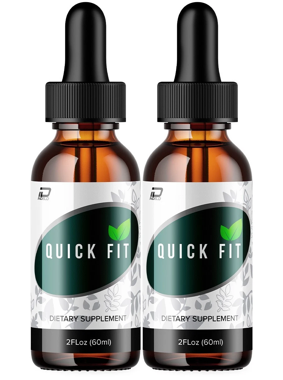 (2 Pack) Quick Fit Metabolism Drops Liquid Supplemnts - QuickFit Drops Metabolic