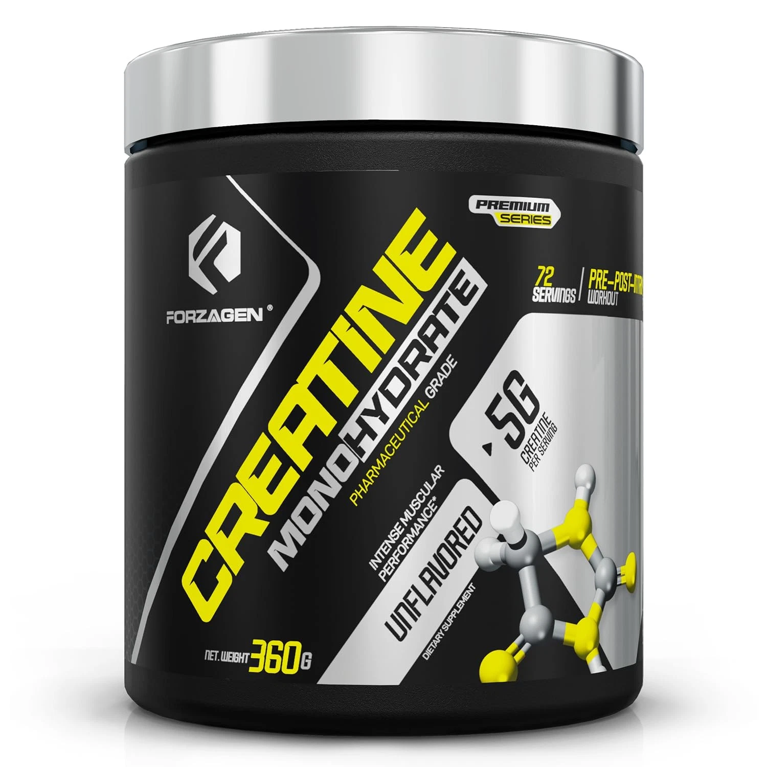 Creatine Monohydrate Powder Unflavored, Micronized Creatine Powder for Muscle...