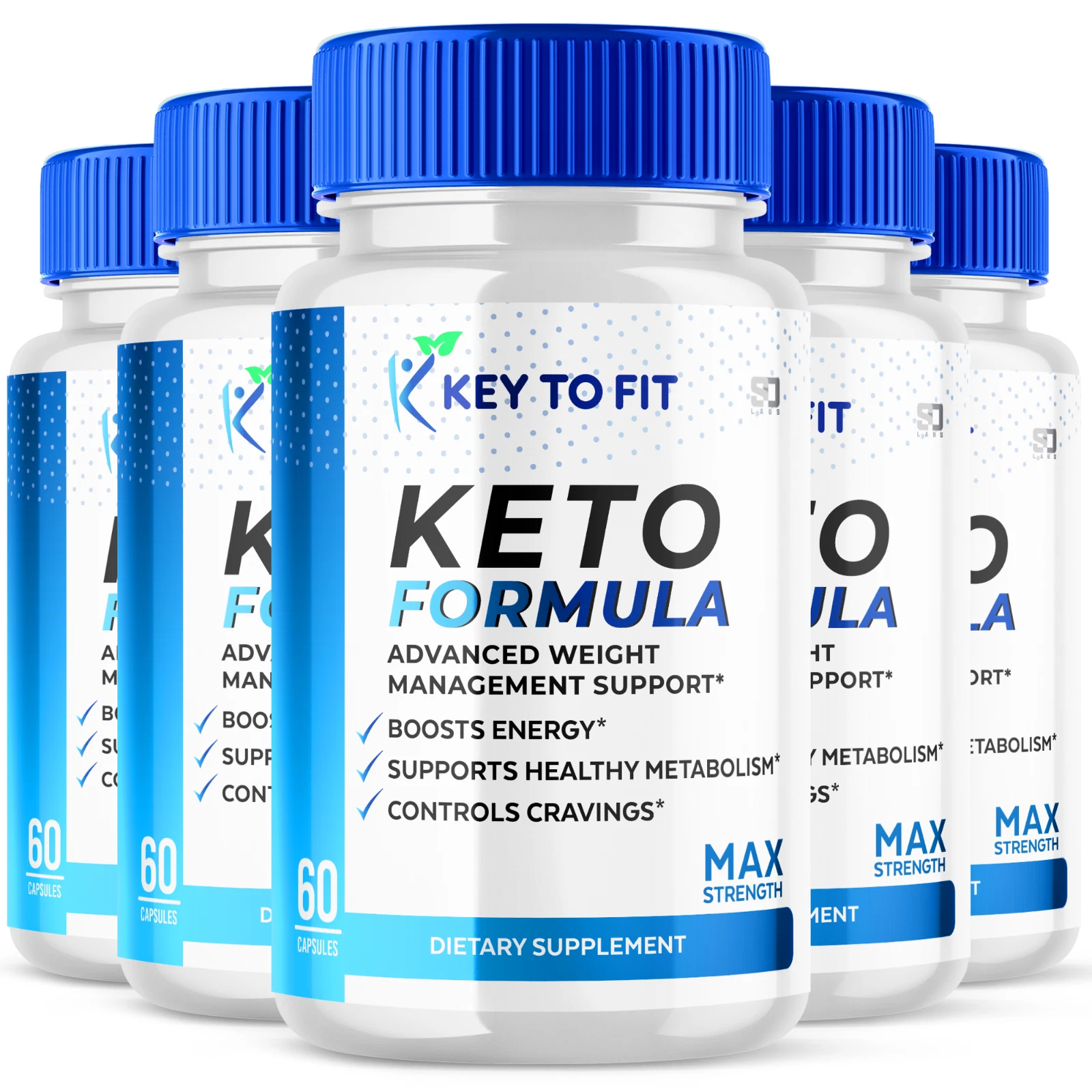 Key To Fit Advanced Keto Capsules - Weight Management and Energy Boost (5 Pack)