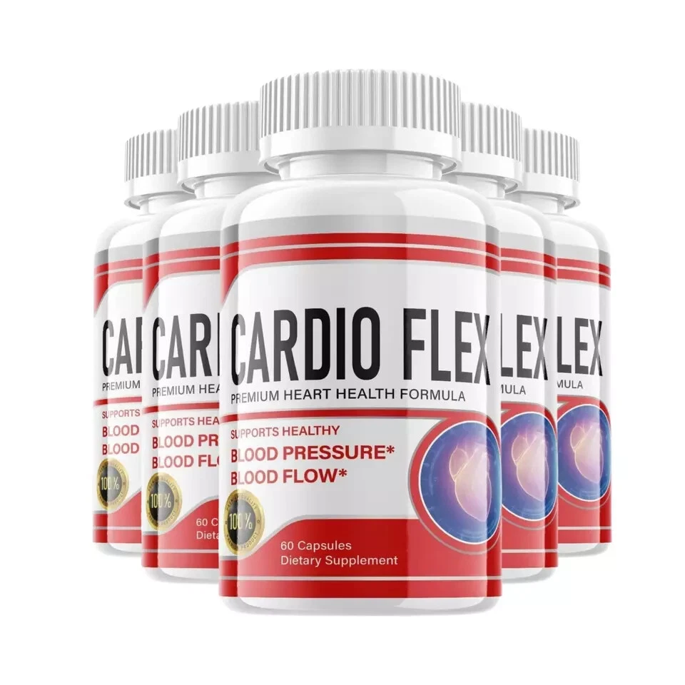 Cardio Flex Premium Heart Health Support Formula Pills (300 Capsules) 5-Pack