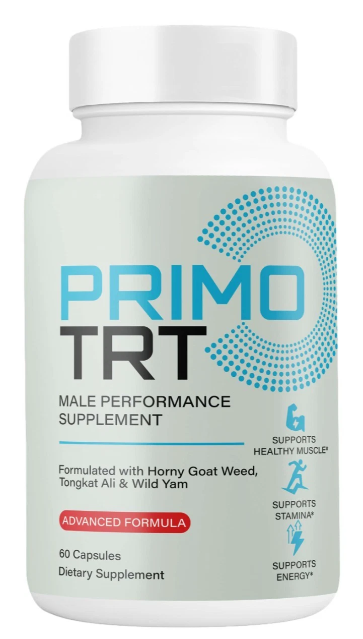 Primo TRT Capsules, Maximum Strength Formula Vitamin 60 Capsules